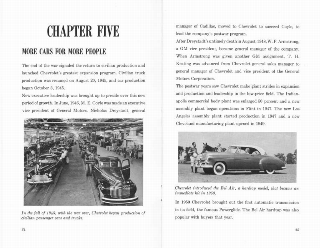The Chevrolet Story - Published 1961 Page 7